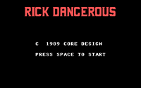 Video Game: Rick Dangerous
