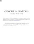 RPG Item: Grimoirium Genitoris