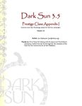 RPG Item: Dark Sun 3.5 Prestige Class Appendix I