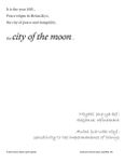 RPG Item: city of the moon
