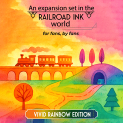 Vivid Rainbow Pack (fan expansion for Railroad Ink)