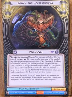 Cosmic Encounter: Demon Promo Alien