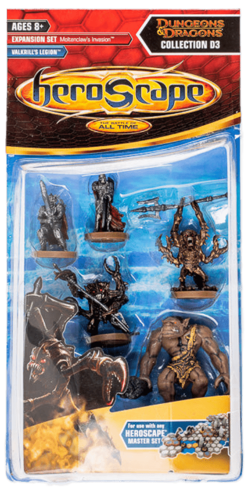 Heroscape: D3 Moltenclaw's Invasion – Valkrill's Legion Army Expansion