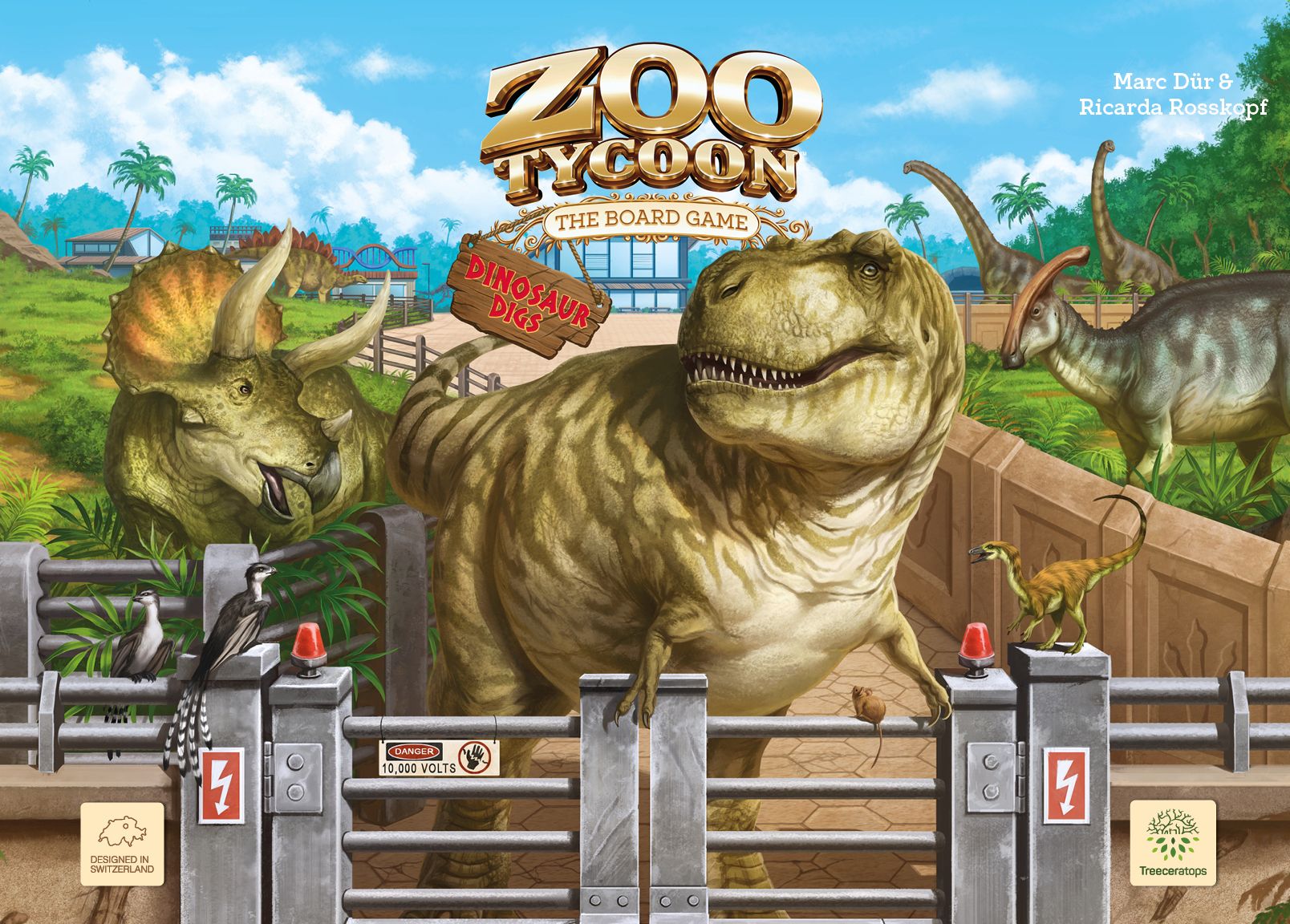 Zoo Tycoon: The Board Game – Dinosaur Digs box art