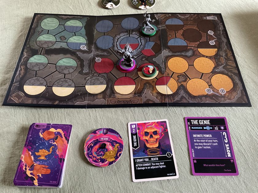 Buy Unmatched: Houdini Vs Le Génie - Iello - Board games