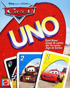 Disney Pixar Cars UNO Card Game by Mattel H7340 2 Decks for sale online 