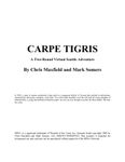 RPG Item: Carpe Tigris