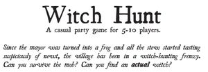 Witch Hunt
