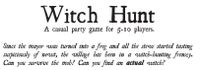 Witch Hunt