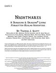 RPG Item: EAST2-3: Nightmares