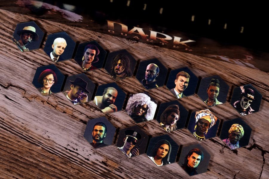 Asset image game The Dark Quarter - The Whole Damn Agency Kickstarter Edition