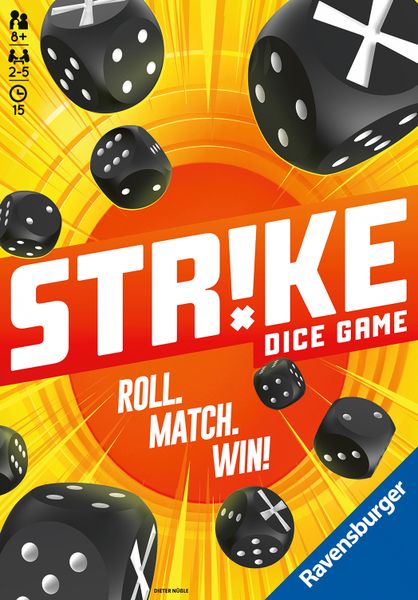 Strike, Ravensburger, 2020 — front cover (image provided by the publisher)