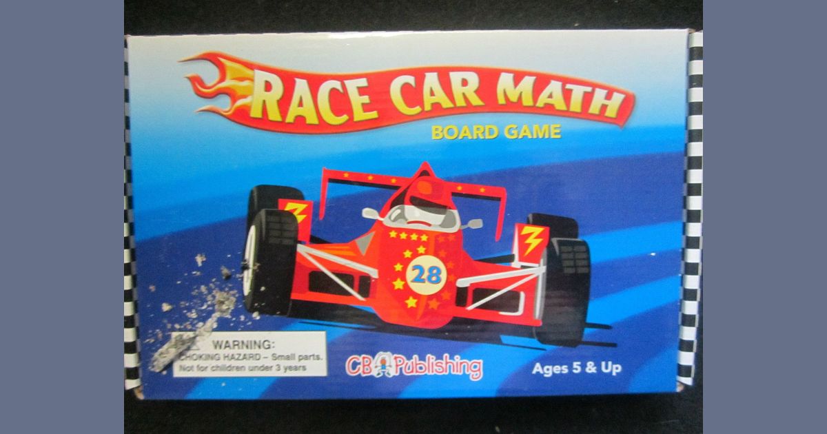 Race Car Math Board Game BoardGameGeek