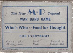 Who's Who or Food for Thought