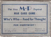 Who's Who or Food for Thought