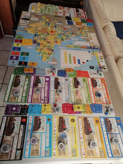 GMT Games 18 India Boardgame Railroad Management