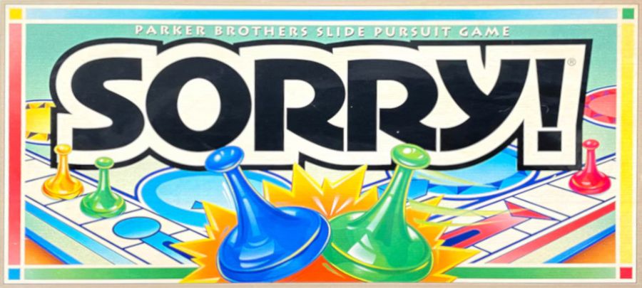 Sorry! - Hasbro English edition 1992 - Cover