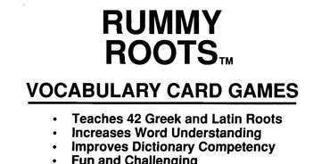 Rummy Roots | Board Game | BoardGameGeek