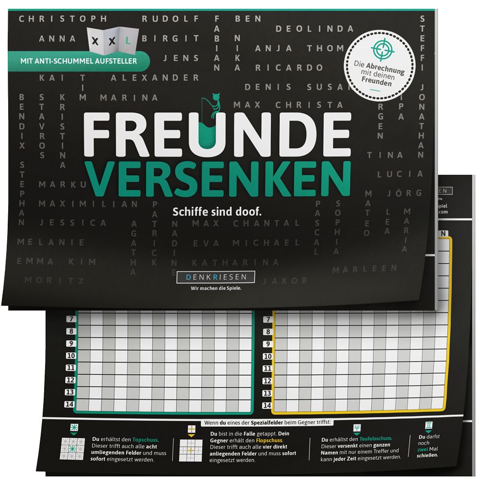 Freunde versenken