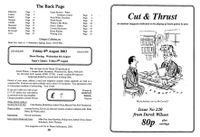 Issue: Cut & Thrust (Issue 220 - Jul 2003)