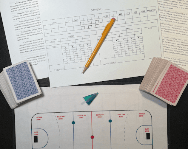Cover art for Fast Simple Real Card Hockey