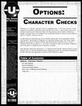 RPG Item: -U- Options: Character Checks
