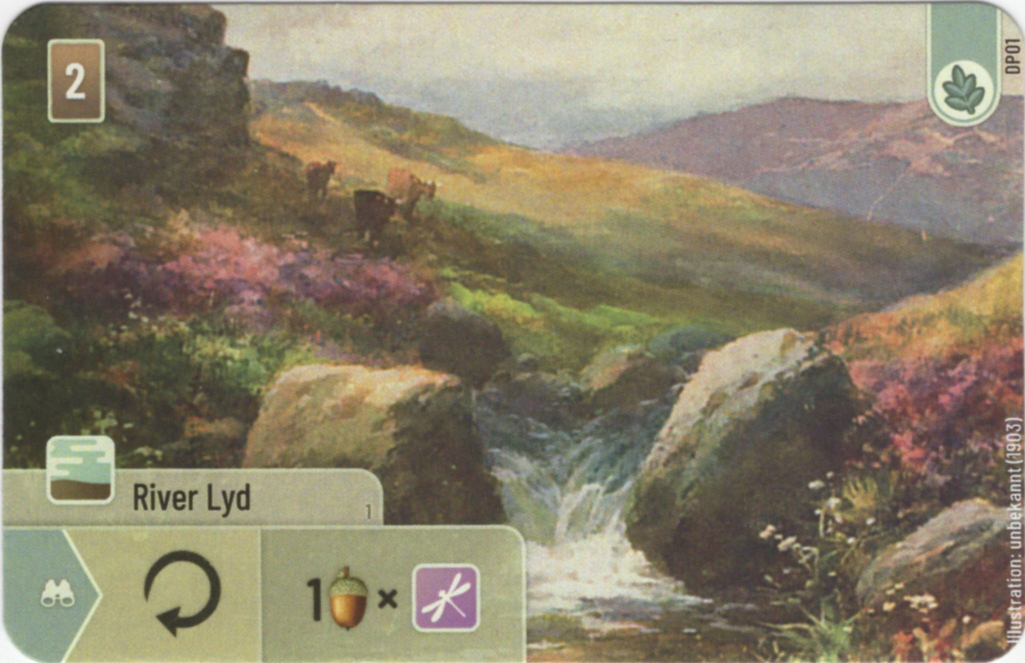 Forest Shuffle: Dartmoor – River Lyd Promo Card