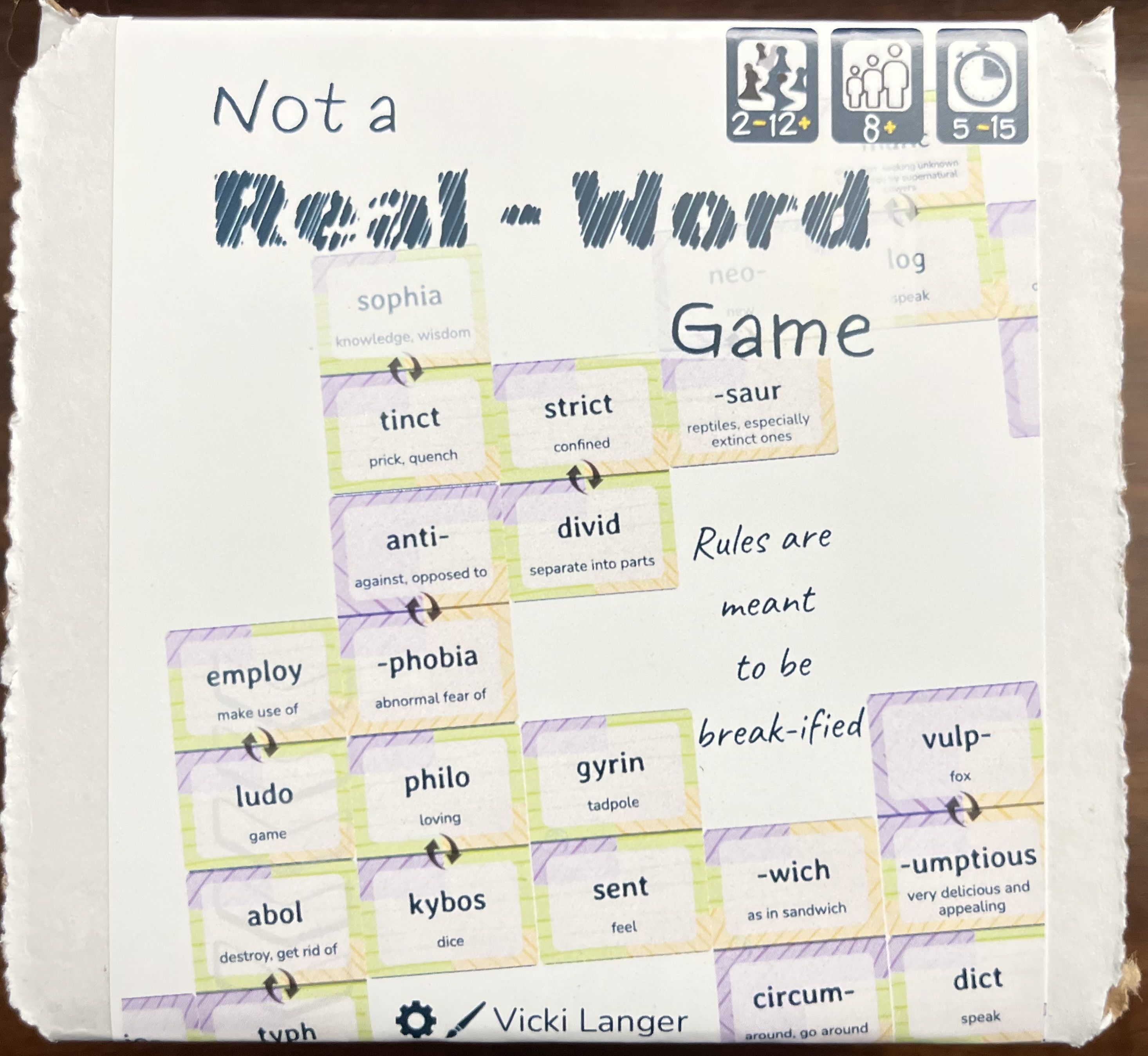 Cover art for Not A Real-Word Game