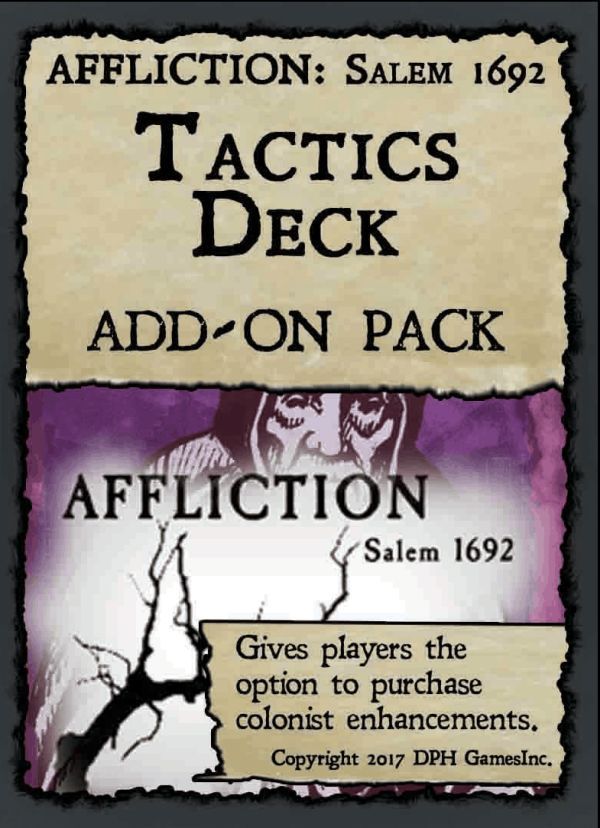 AFFLICTION: Salem 1692 – Tactics Card Add-on Pack