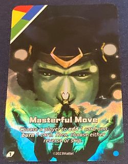 UNO Ultimate: Loki – Masterful Move Foil Chase Card
