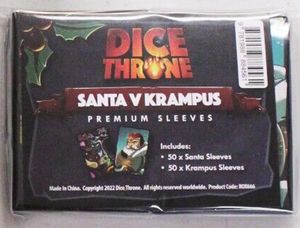 Dice Throne: Premium Sleeves – Santa v. Krampus