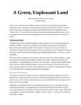 RPG Item: A Green, Unpleasant Land