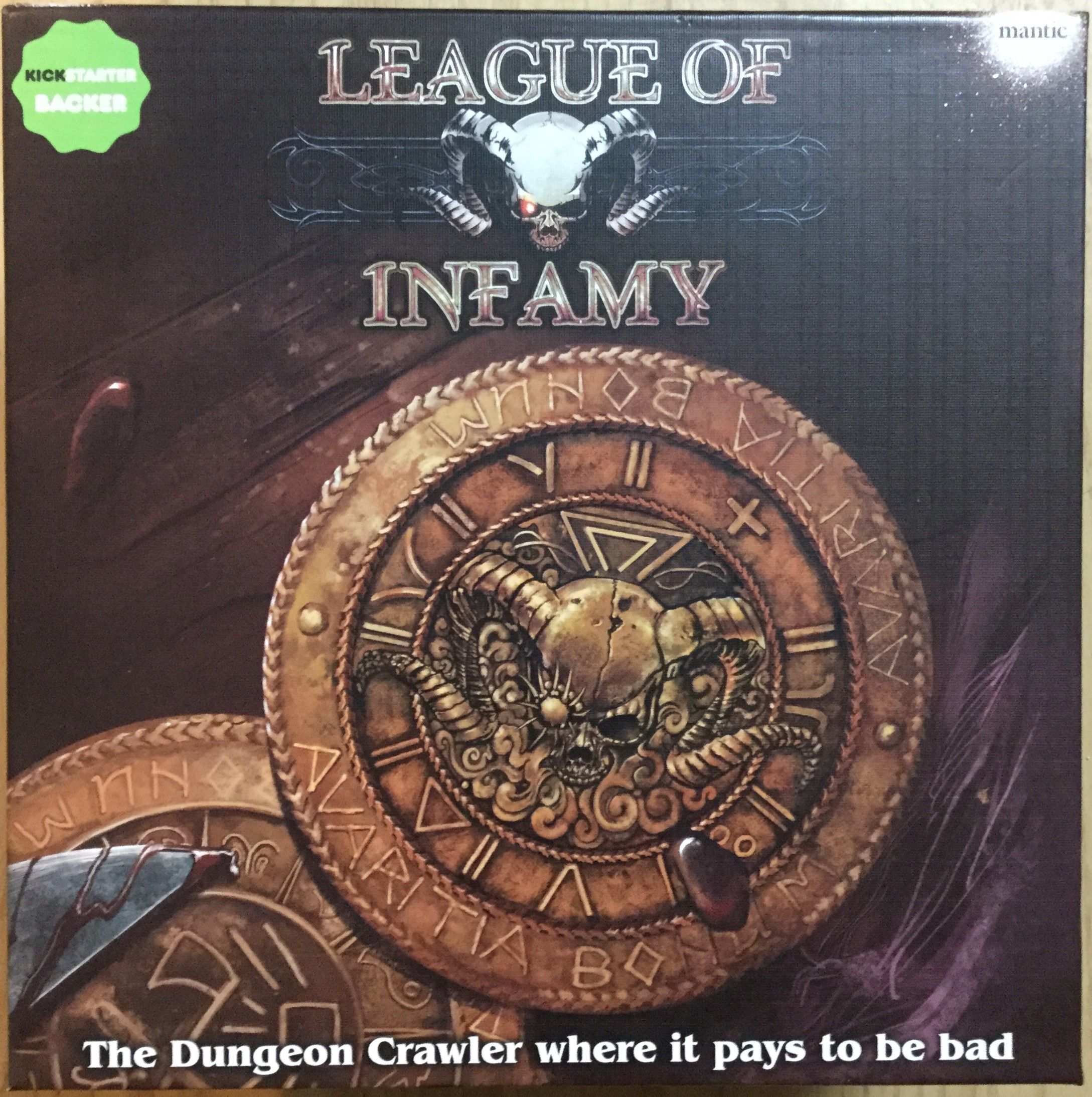 League of Infamy: Kickstarter Box cover art