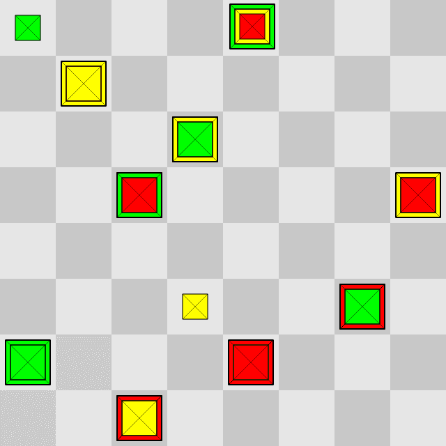 Ricochet Pyramids