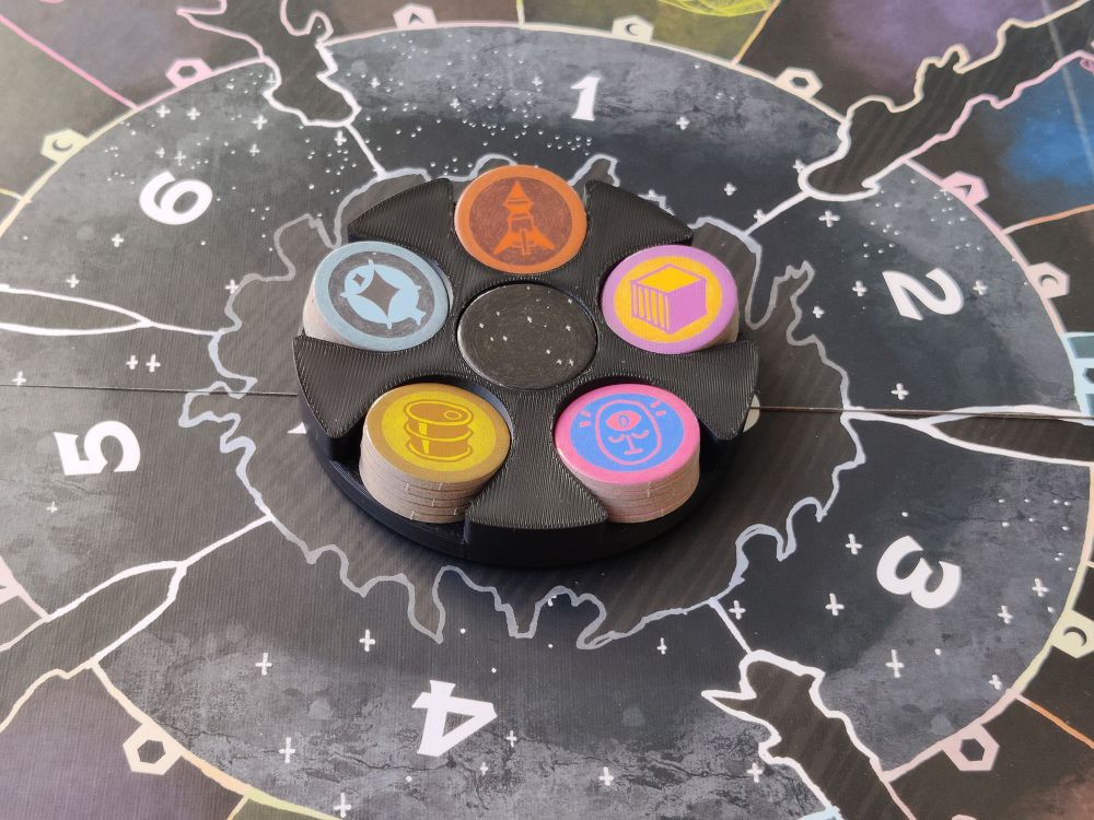 [3D Print] Token Wheel Organizer for Arcs | Arcs