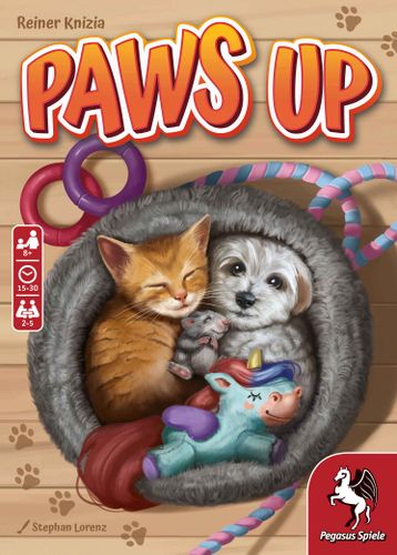 Paws Up, Pegasus Spiele, 2025 — 앞 표지, 영어판