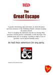 RPG Item: The Great Escape