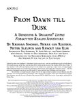 RPG Item: ADCP3-2: From Dawn till Dusk