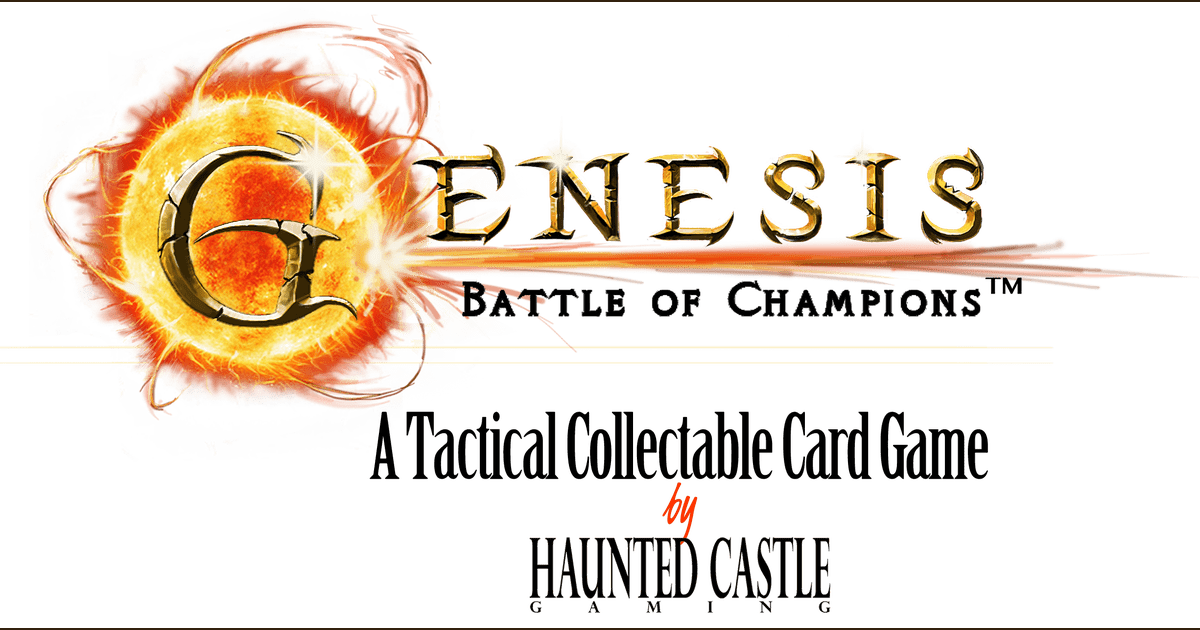 Genesis Battle of Champions Tactical Collectible Card Game Board