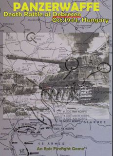 Panzerwaffe: Death Rattle at Debrecen – Oct.1944, Hungary