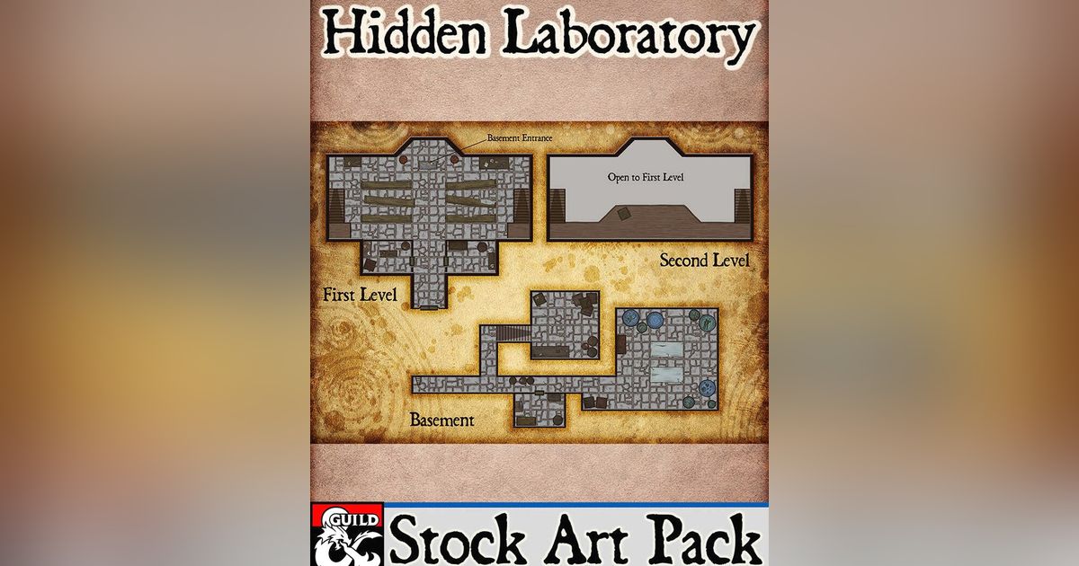Hidden Laboratory Stock Battlemap | RPG Item | RPGGeek