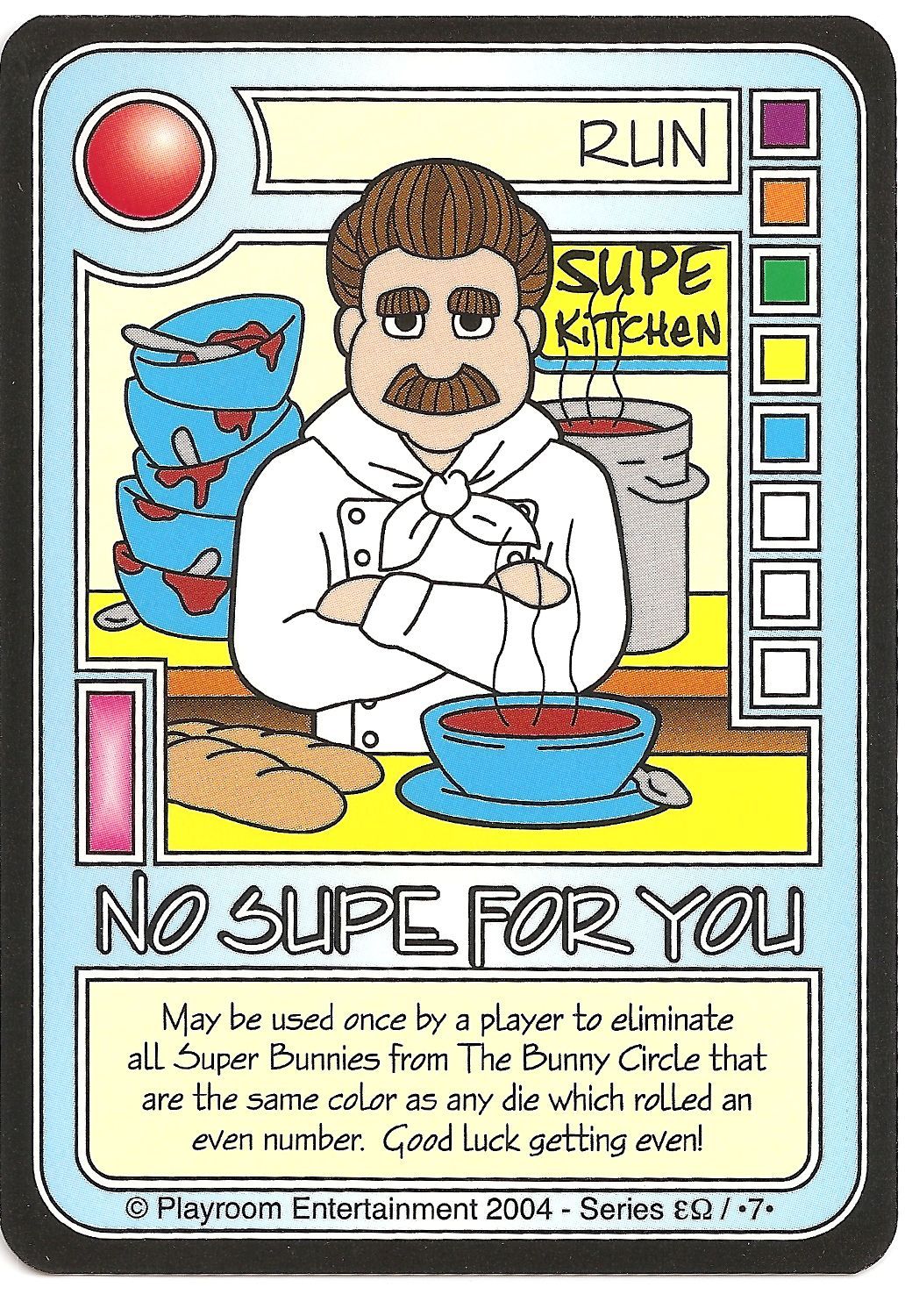 Killer Bunnies and the Quest for the Magic Carrot: No Supe For You Promo Card