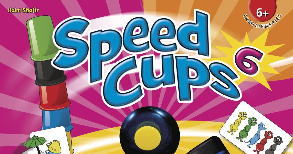 Stapelgekke Speed Cups 6 spelers