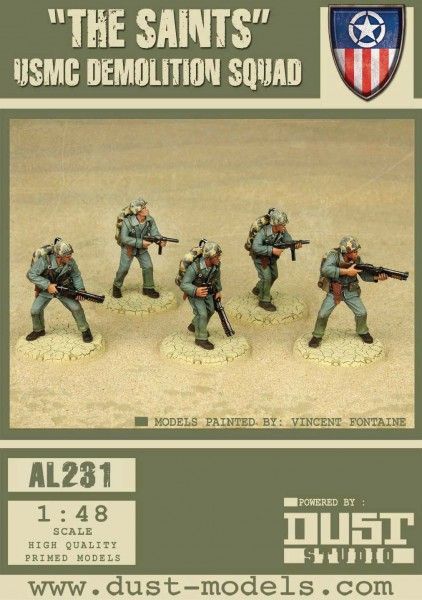 Dust Tactics: USMC Demolition Squads – "The Saints"