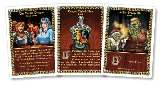 The Red Dragon Inn: Dragon Breath Ale Tiki Mug Promo Cards