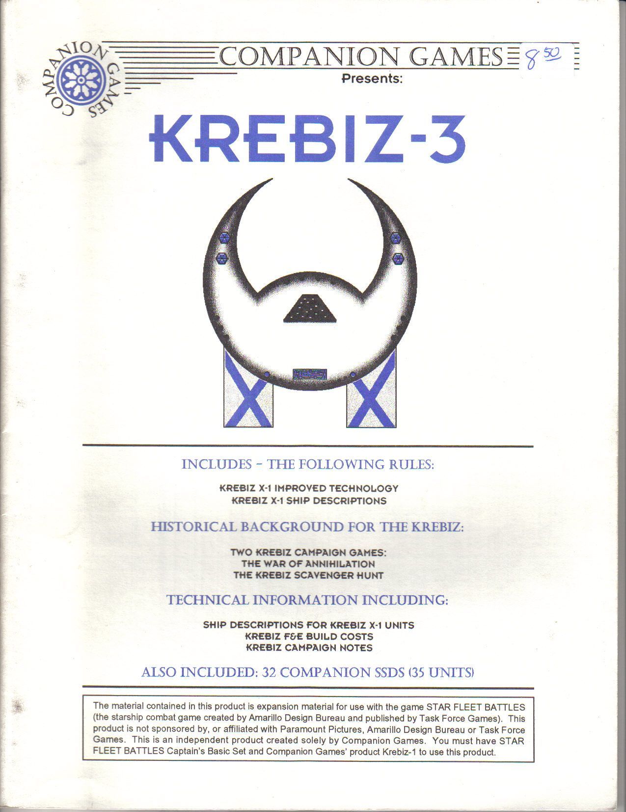 Krebiz-3 cover art